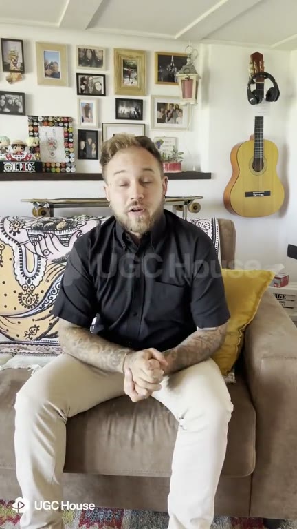 Video UGC casa e lifestyle — recensione a casa